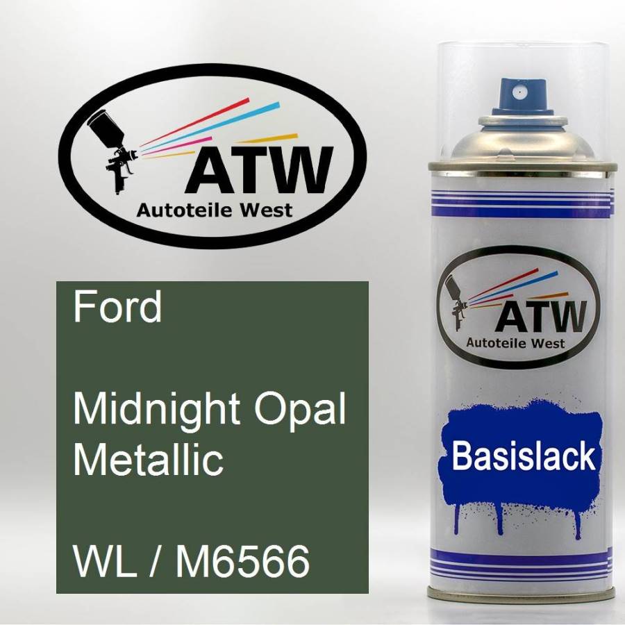 Ford, Midnight Opal Metallic, WL / M6566: 400ml Sprühdose, von ATW Autoteile West.